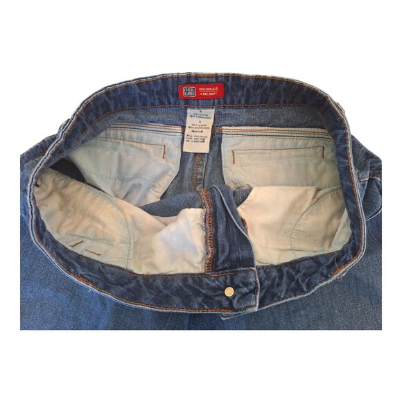 Vintage Y2K Faded Glory Denim Shorts Size 10 Modest Length Cotton Blue Jean - Picture 7 of 15